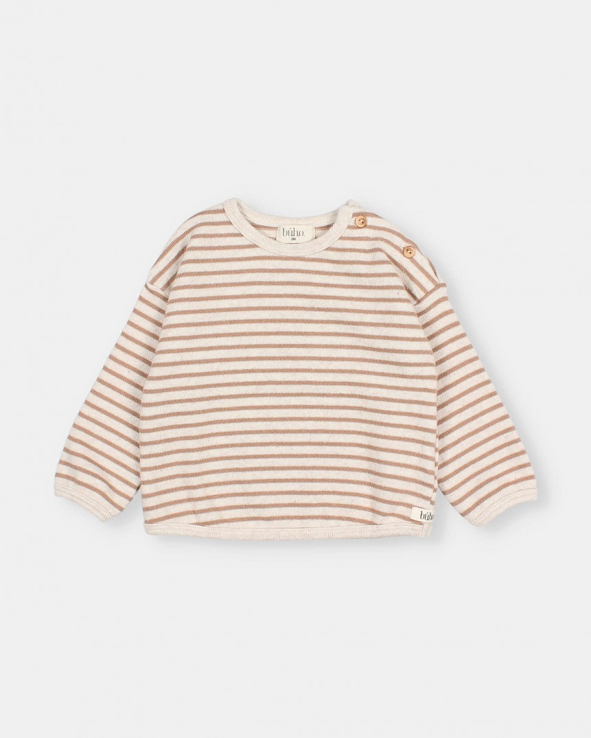 BB SOFT JERSEY STRIPES SWEATSHIRT