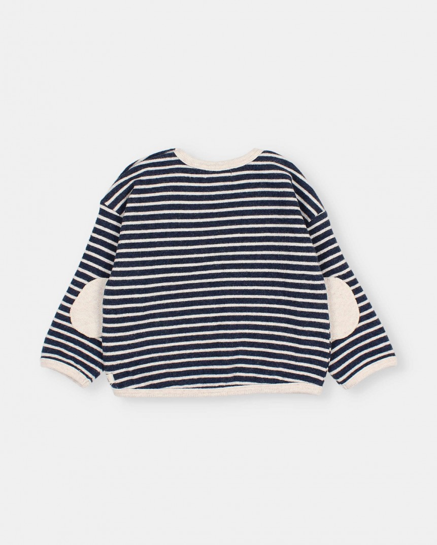 BB SOFT JERSEY STRIPES SWEATSHIRT