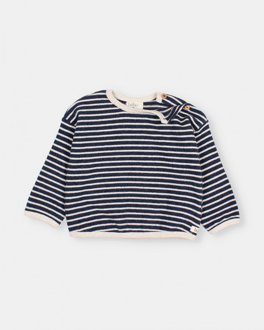 BB SOFT JERSEY STRIPES SWEATSHIRT