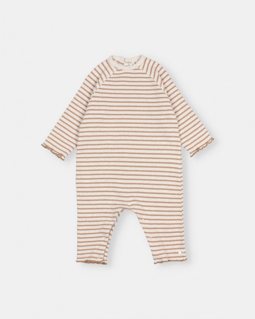 BB SOFT JERSEY STRIPES JUMPSUIT