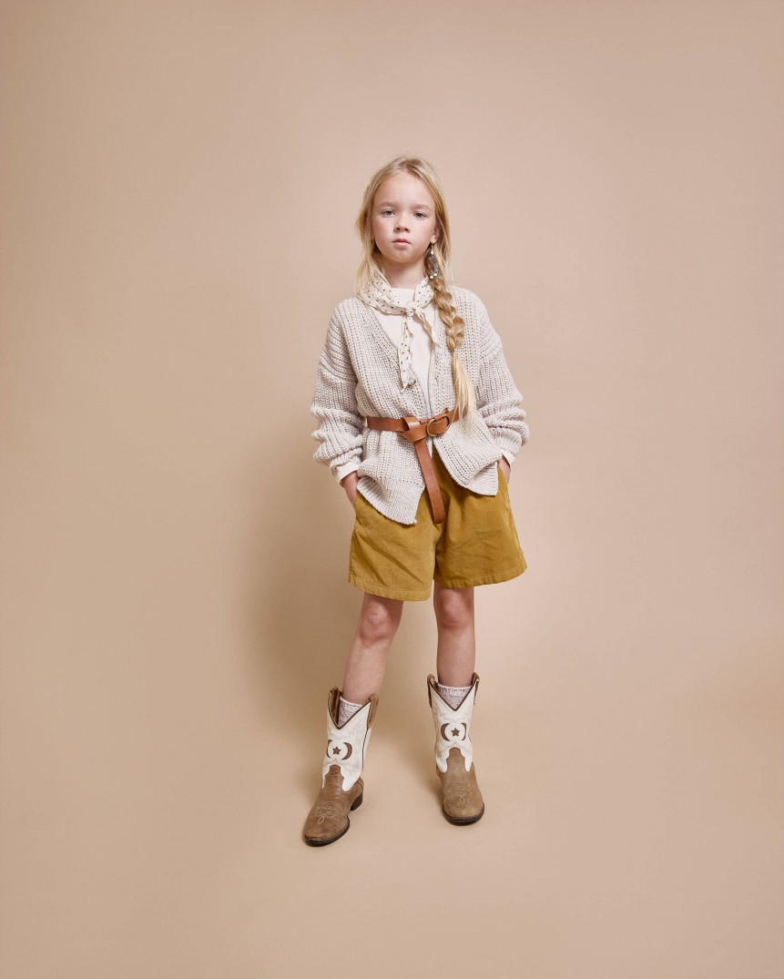 SOFT VELOUR SKIRT-SHORT