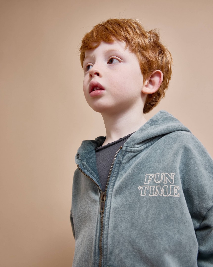 SUDADERA FELPA HOODIE ZIP